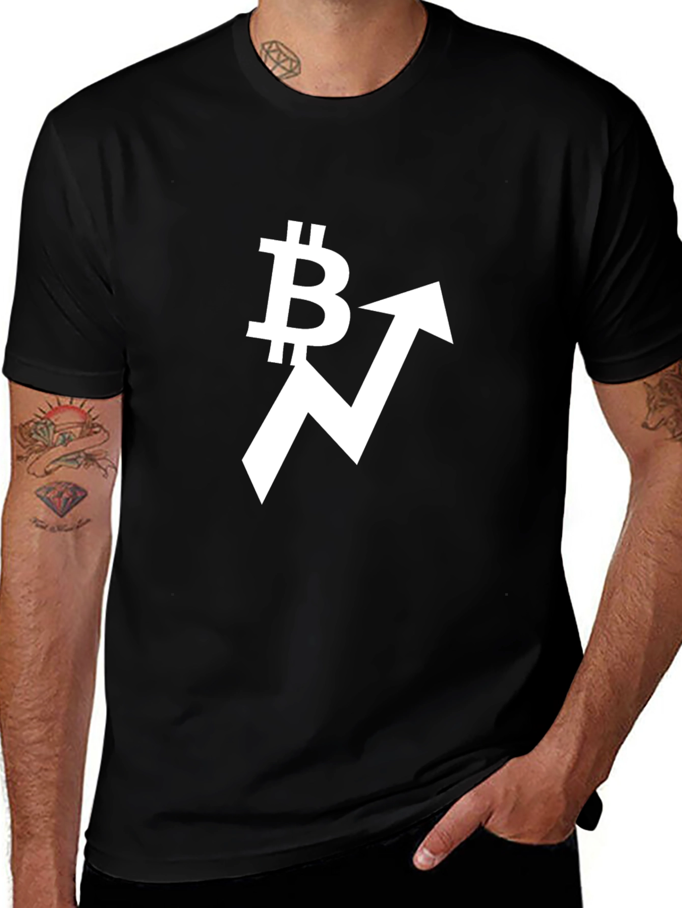 Bitcoin Up T-Shirt - Crypto Currency Tee