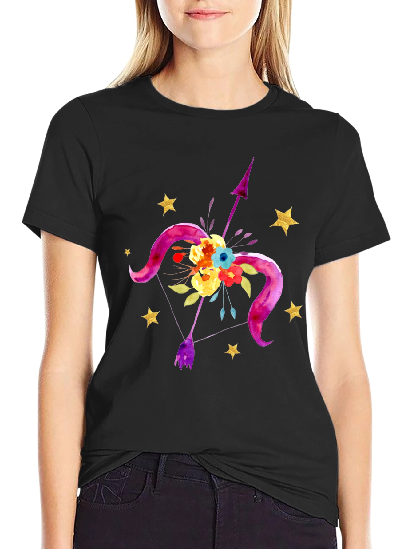 Floral Sagittarius T-Shirt