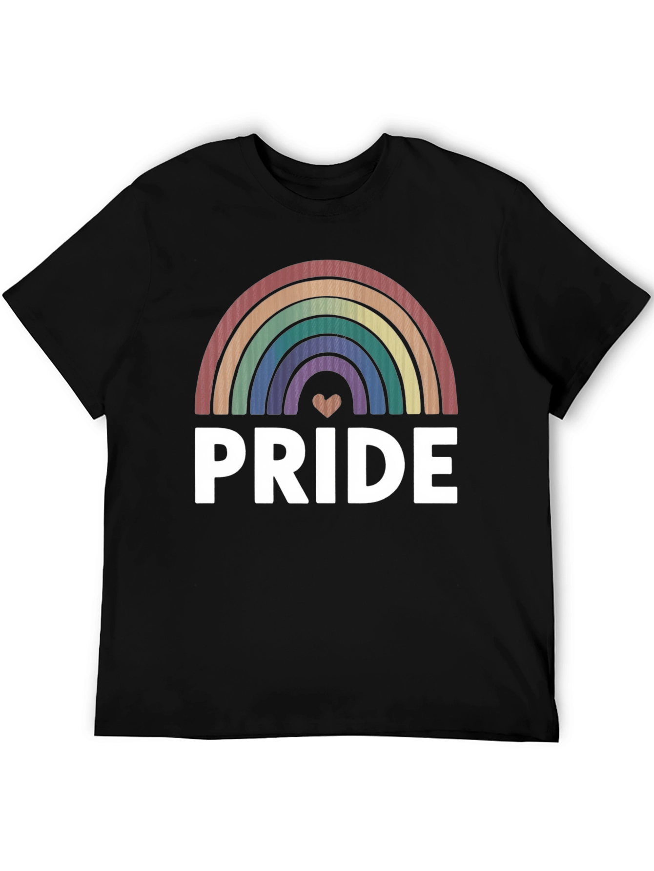 Pride Rainbow Heart T-Shirt - LGBTQ+ Pride Apparel