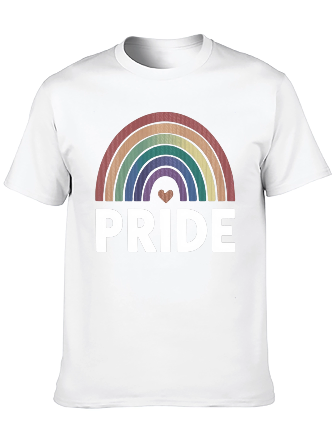 Pride Rainbow Heart T-Shirt - LGBTQ+ Pride Apparel