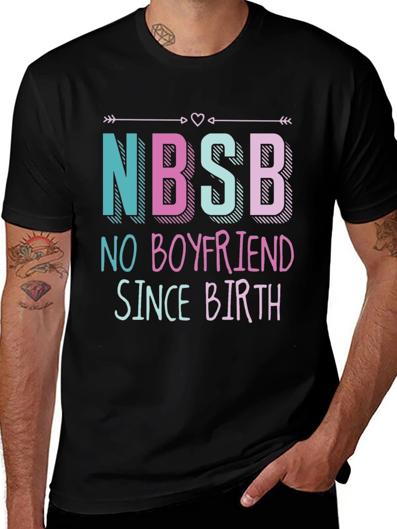 NBSB No Boyfriend Since Birth Graphic Tee
