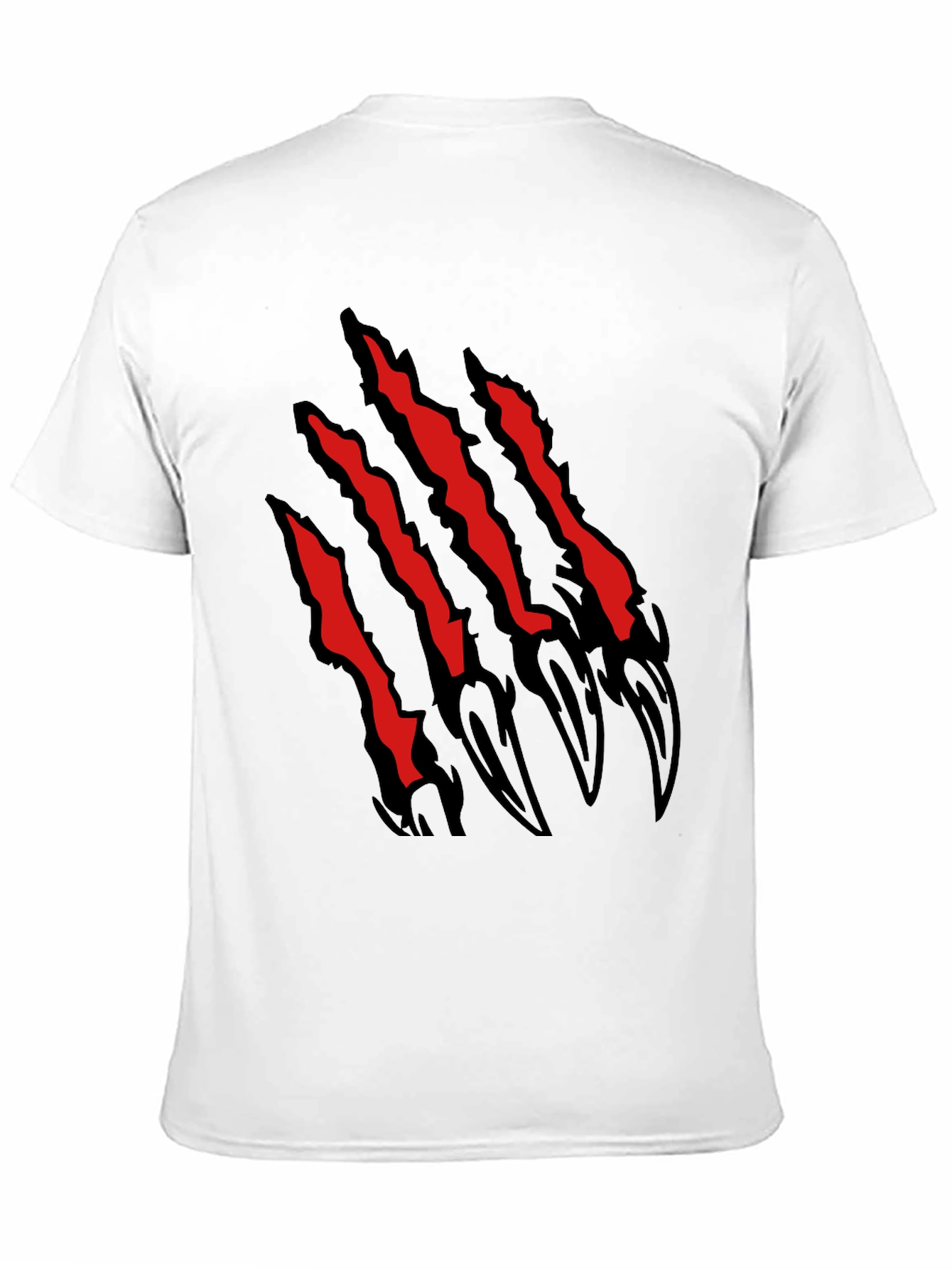Claw Scratch Graphic Black T-Shirt