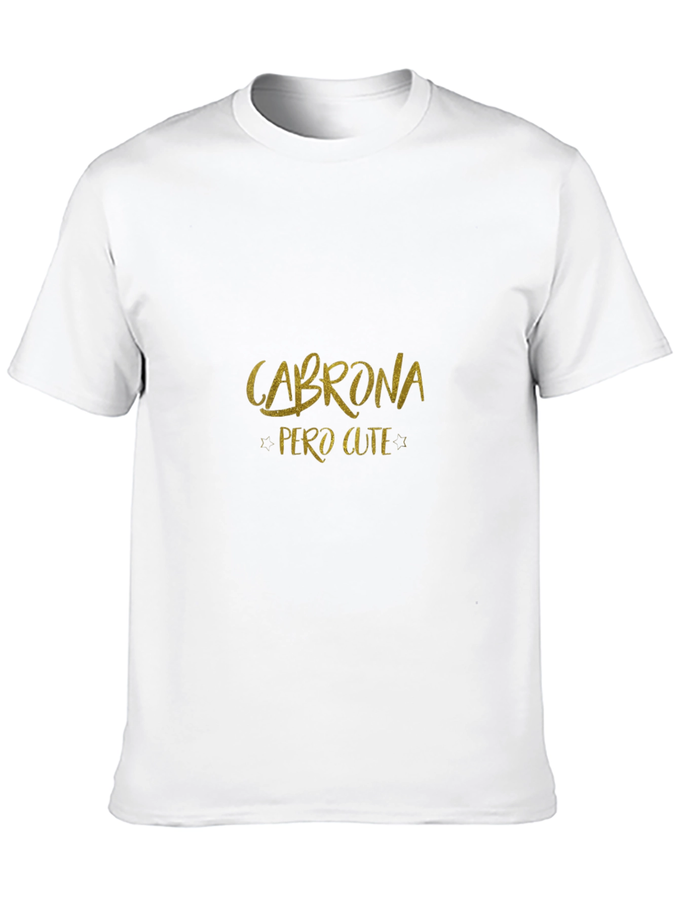 Cabrona Pero Cute Black Graphic Tee