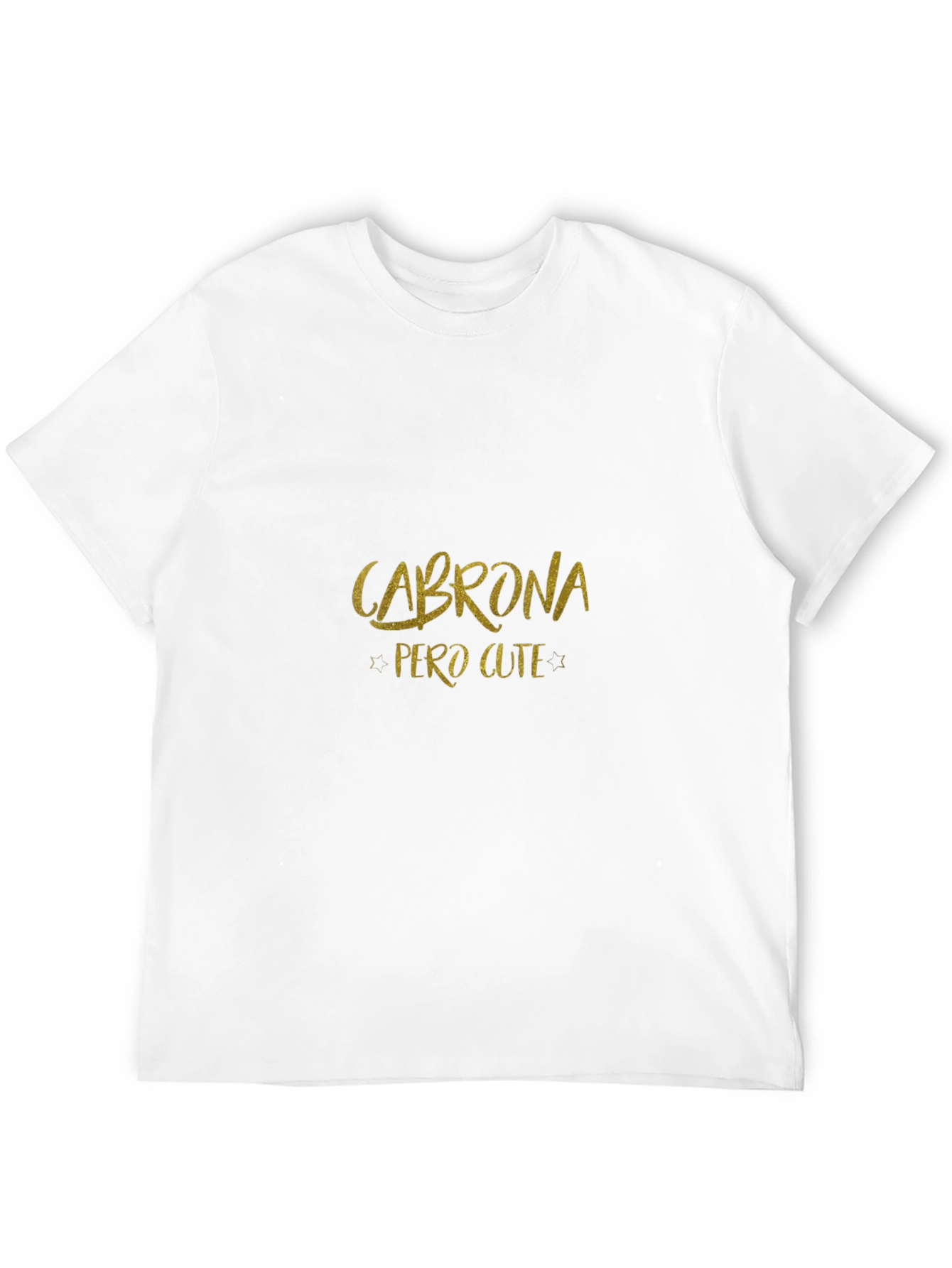 Cabrona Pero Cute Black Graphic Tee