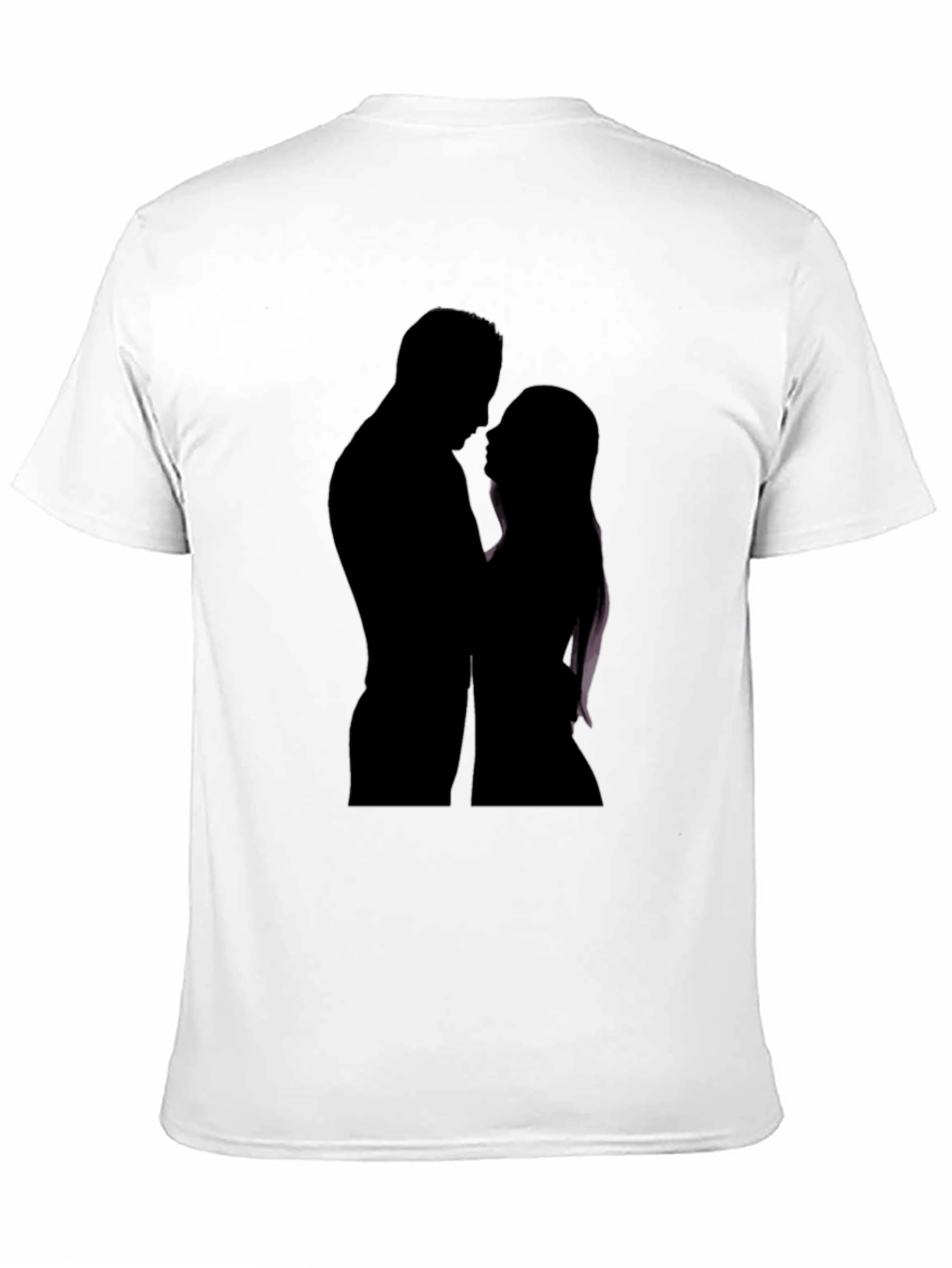 Silhouette Couple Black T-Shirt
