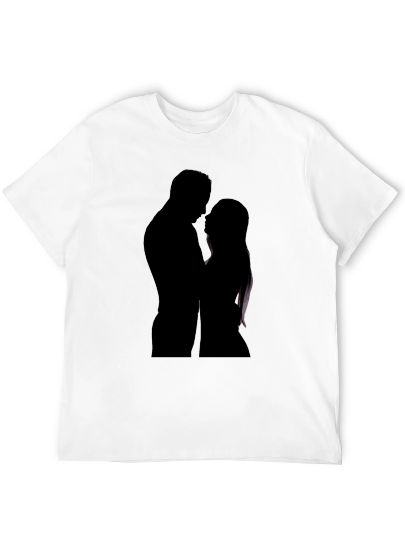 Silhouette Couple Black T-Shirt