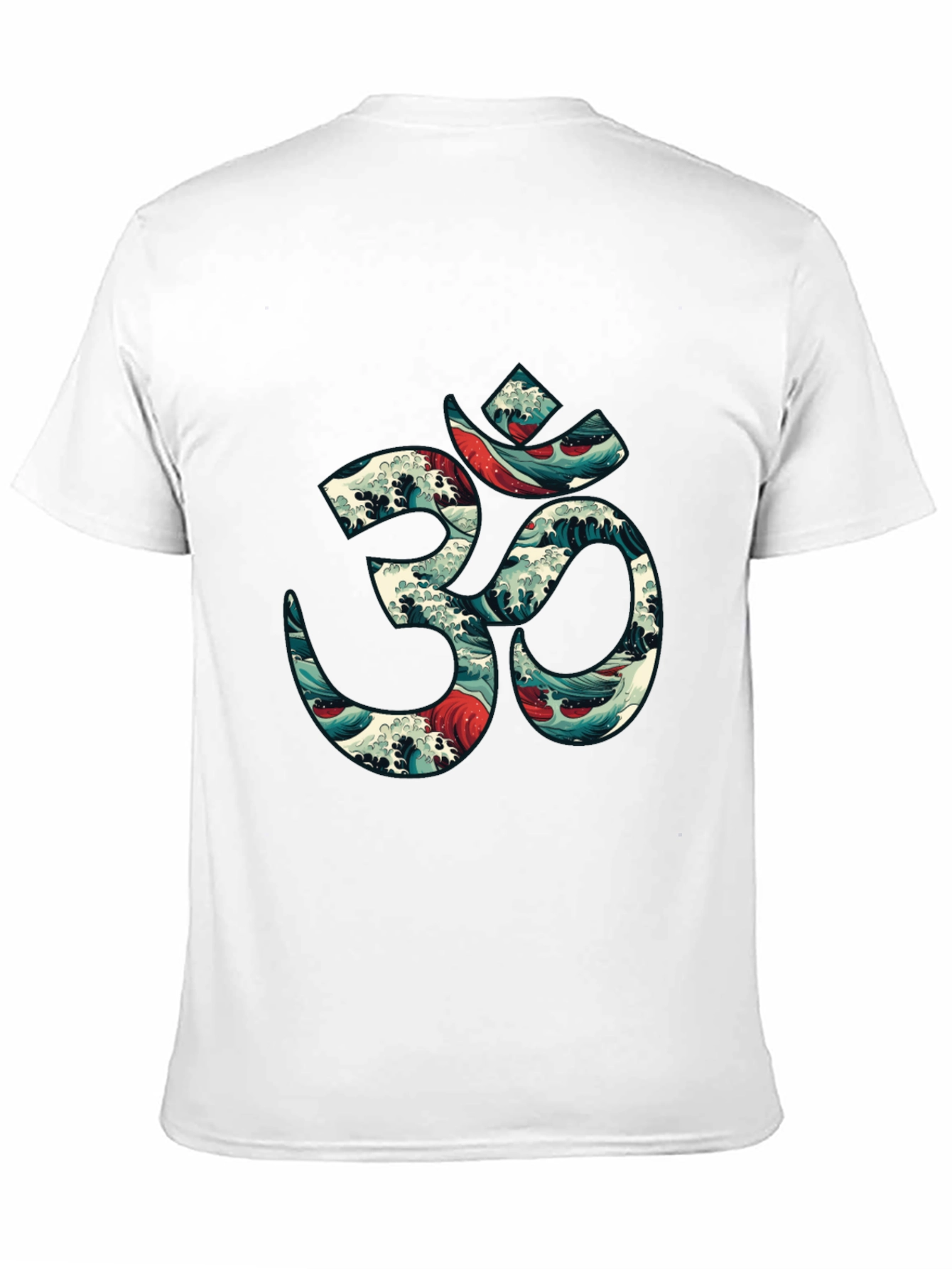 Om Wave Graphic Tee - Spiritual & Stylish