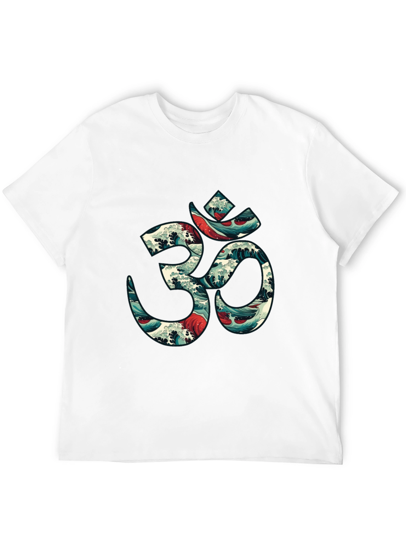 Om Wave Graphic Tee - Spiritual & Stylish