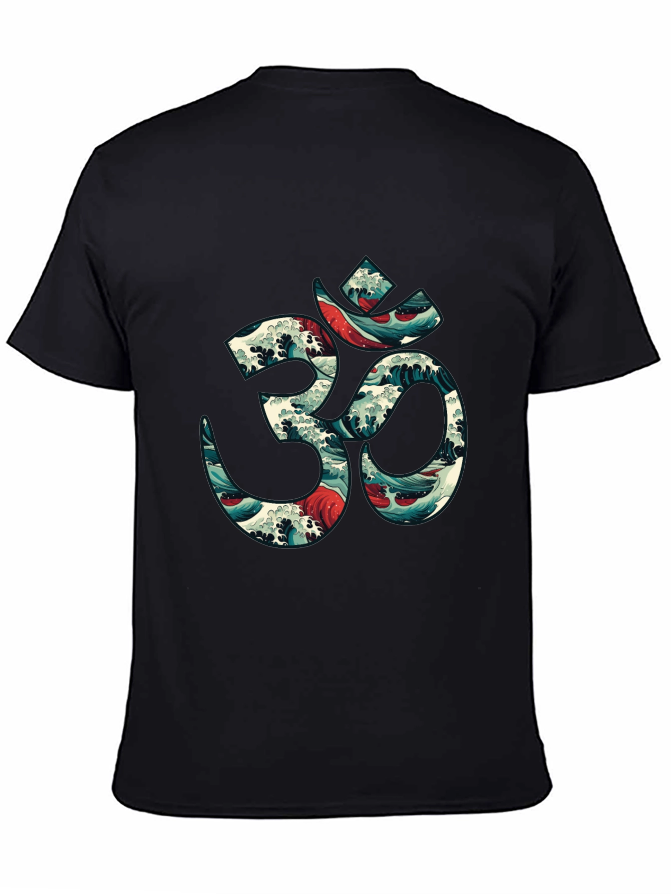 Om Wave Graphic Tee - Spiritual & Stylish