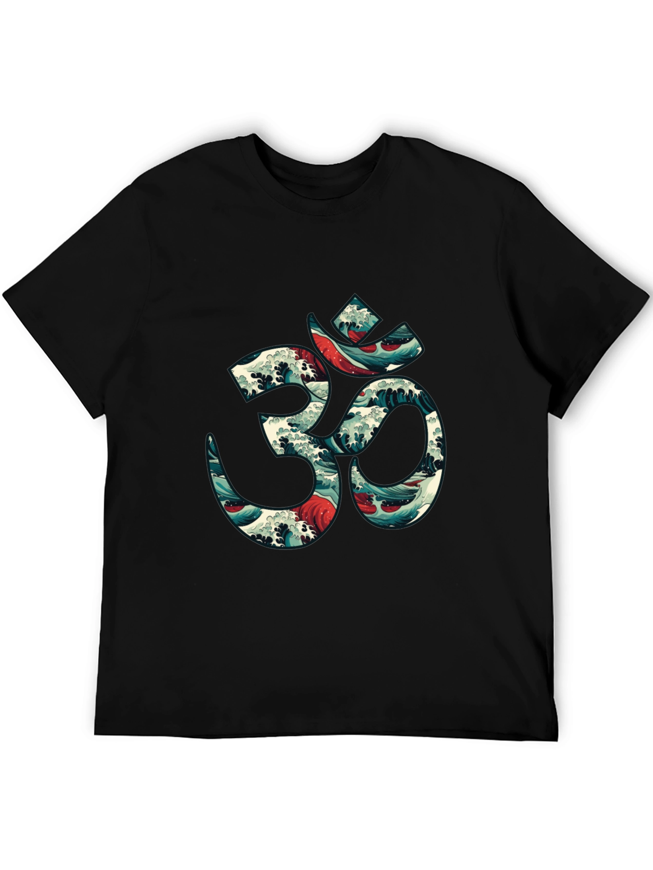 Om Wave Graphic Tee - Spiritual & Stylish