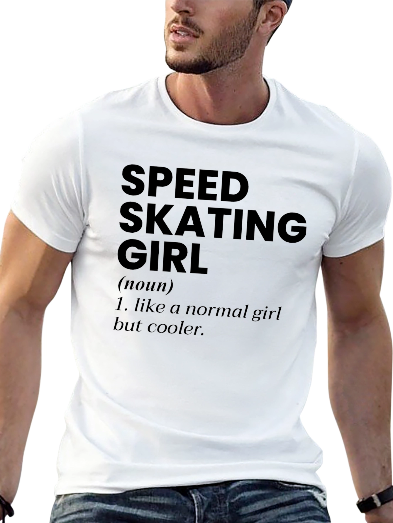 Speed Skating Girl T-Shirt - Cool & Unique Design