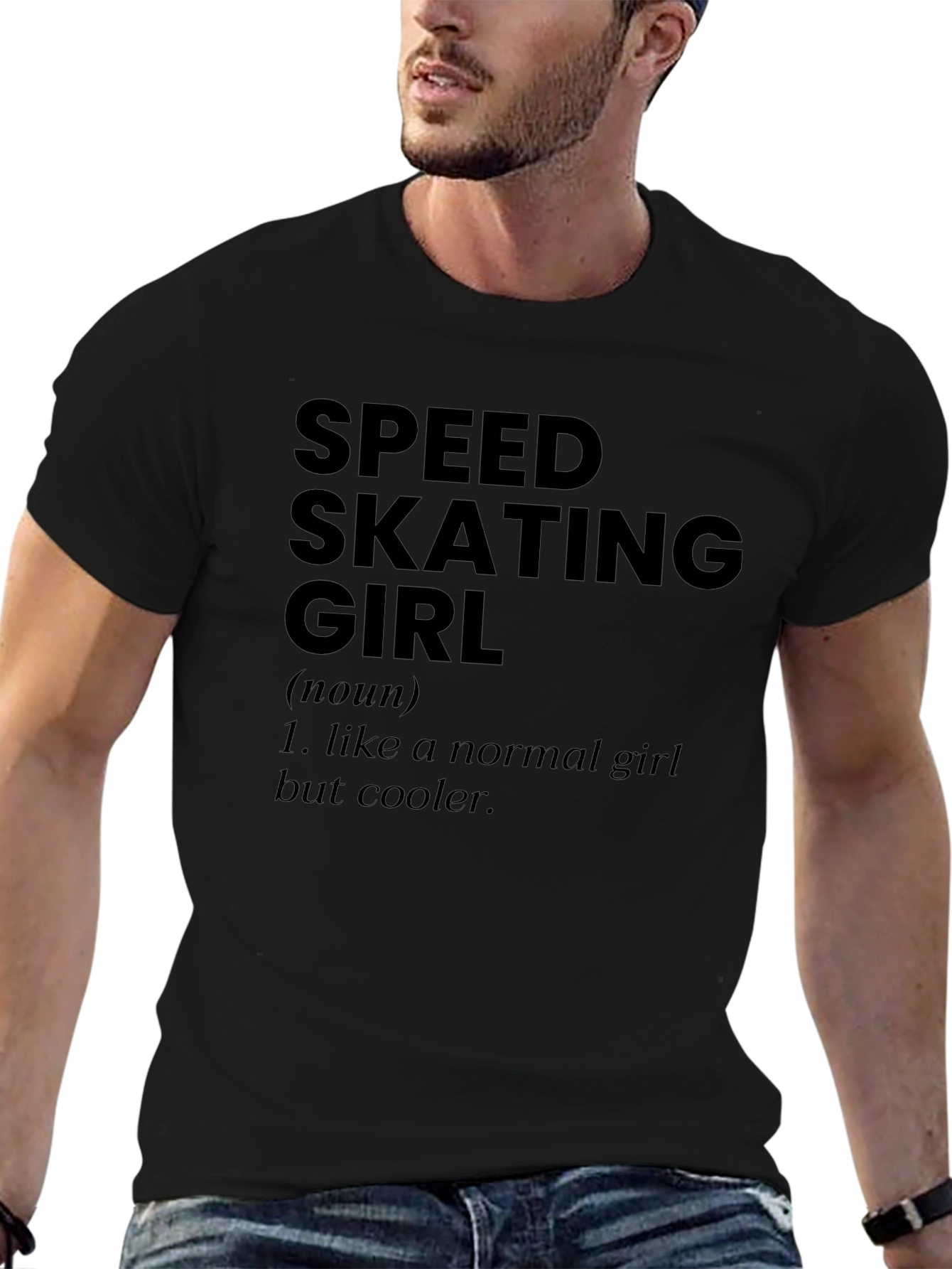 Speed Skating Girl T-Shirt - Cool & Unique Design