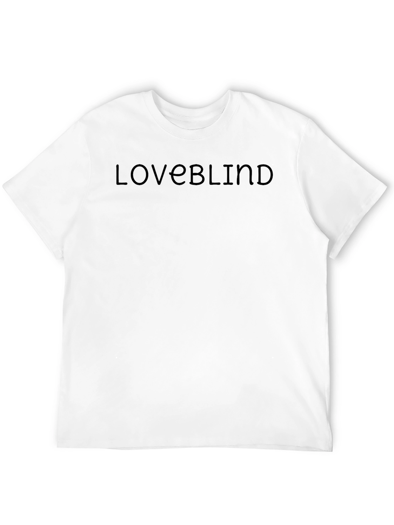 Loveblind Black Crew Neck T-Shirt
