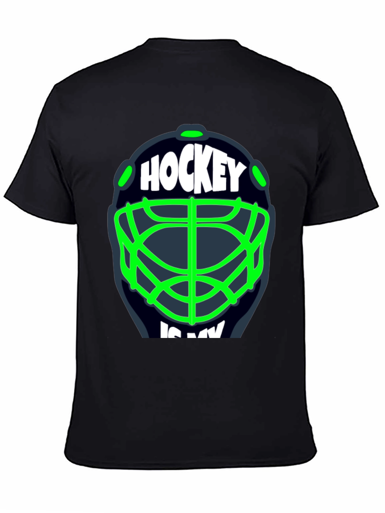 Hockey Is My... T-Shirt - Black
