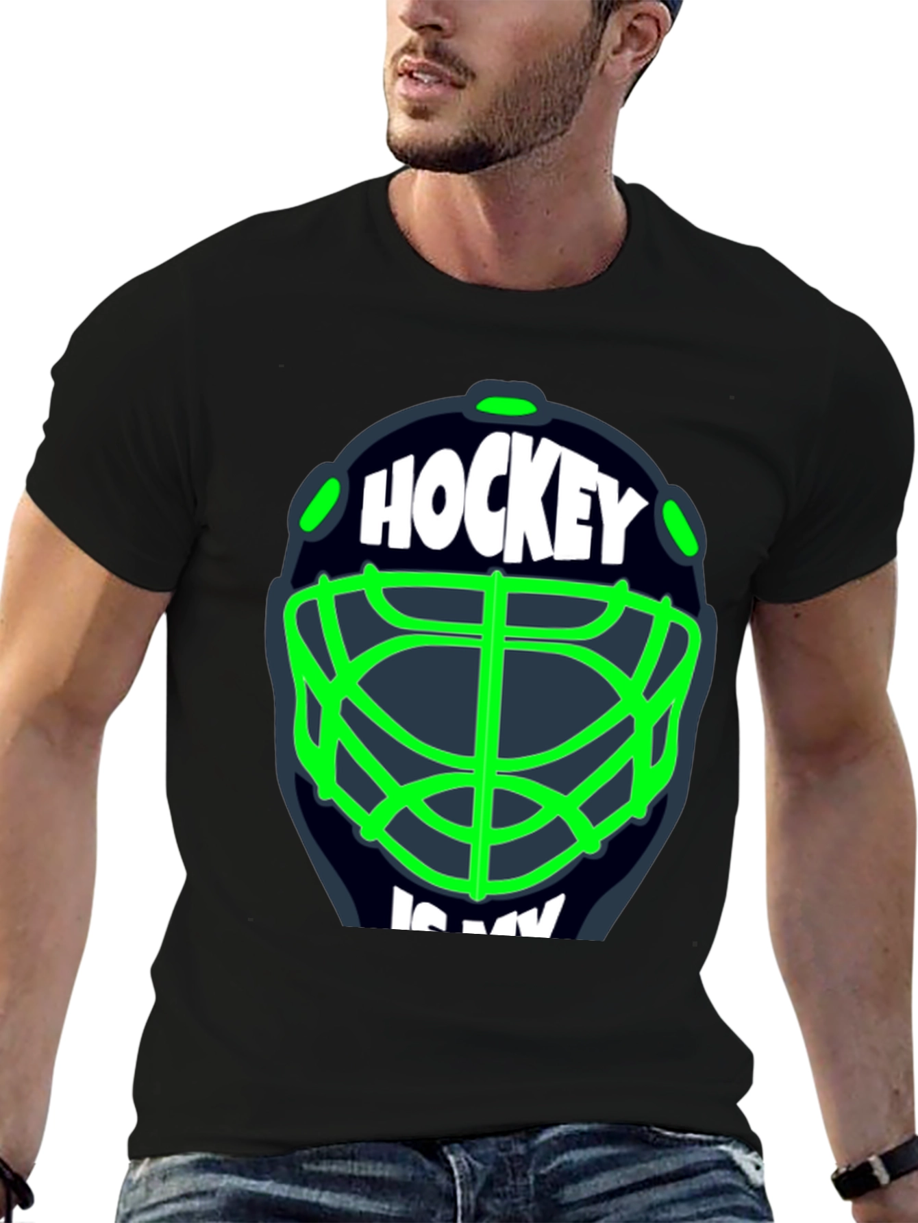 Hockey Is My... T-Shirt - Black