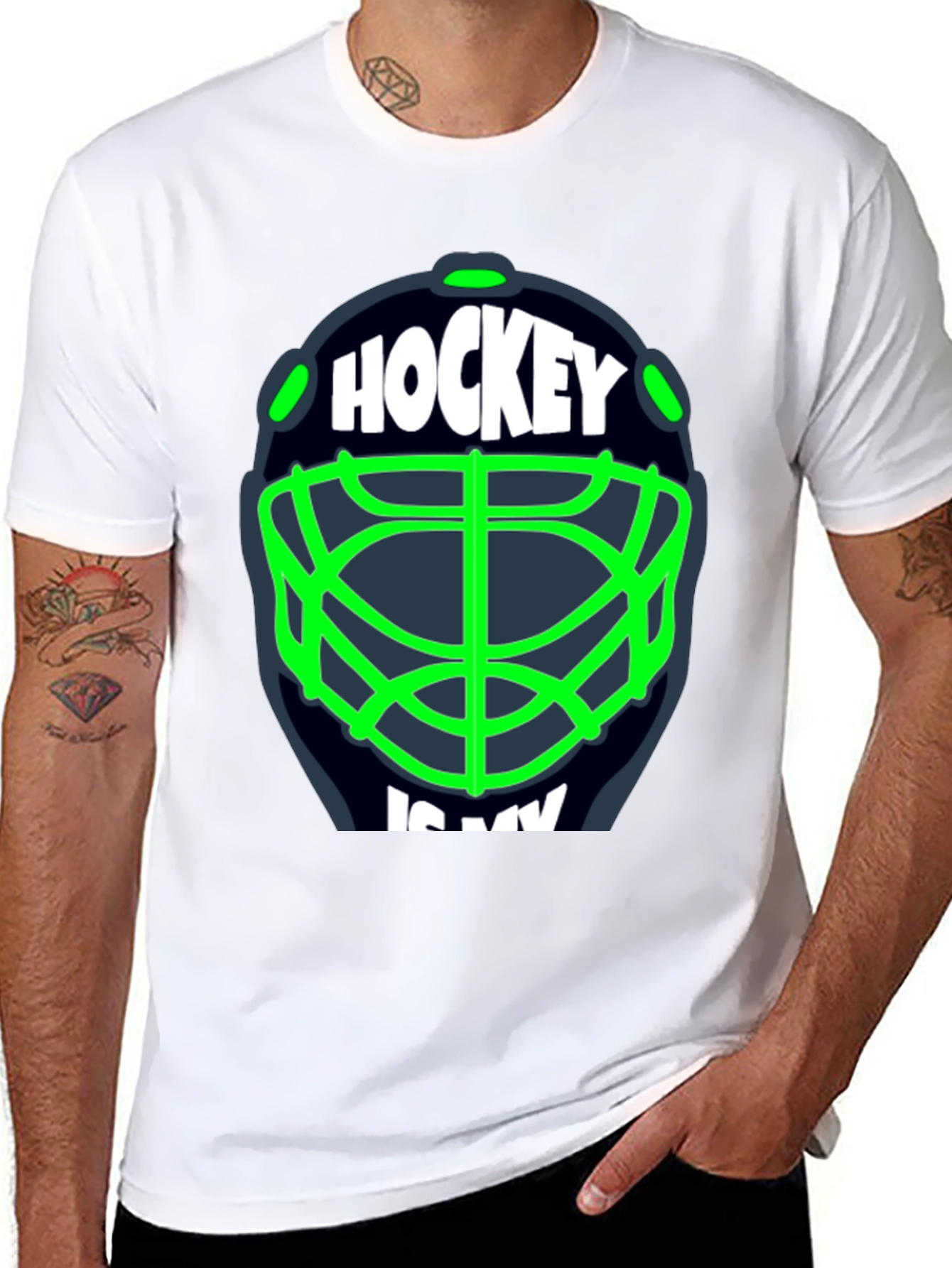 Hockey Is My... T-Shirt - Black