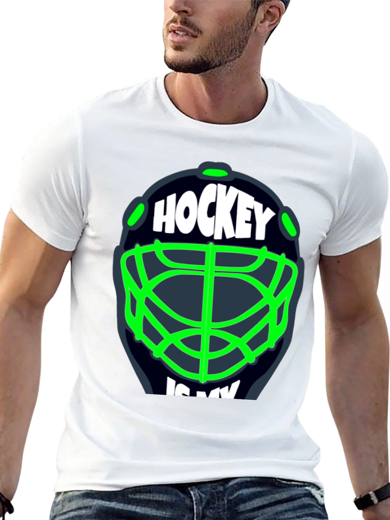 Hockey Is My... T-Shirt - Black