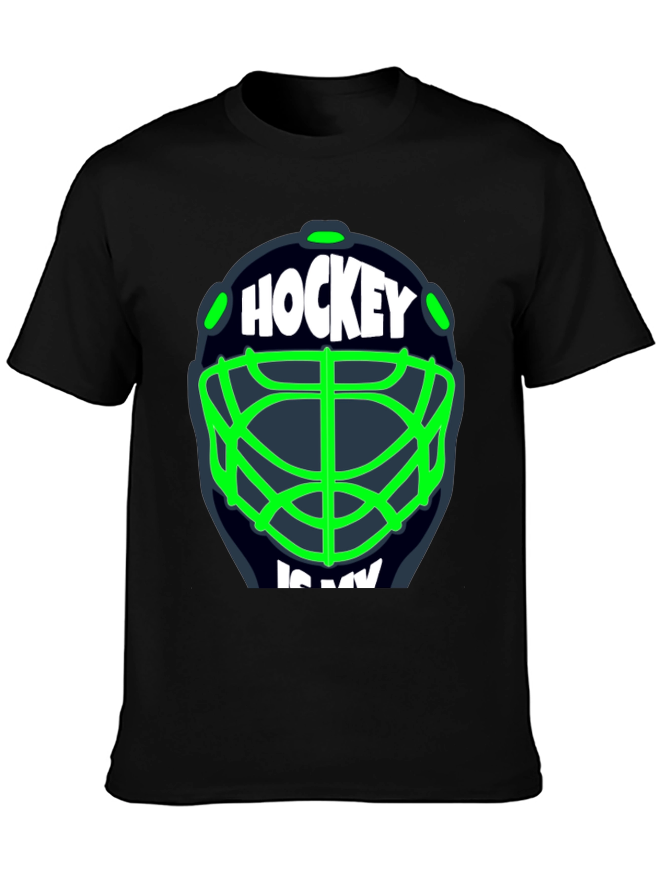 Hockey Is My... T-Shirt - Black