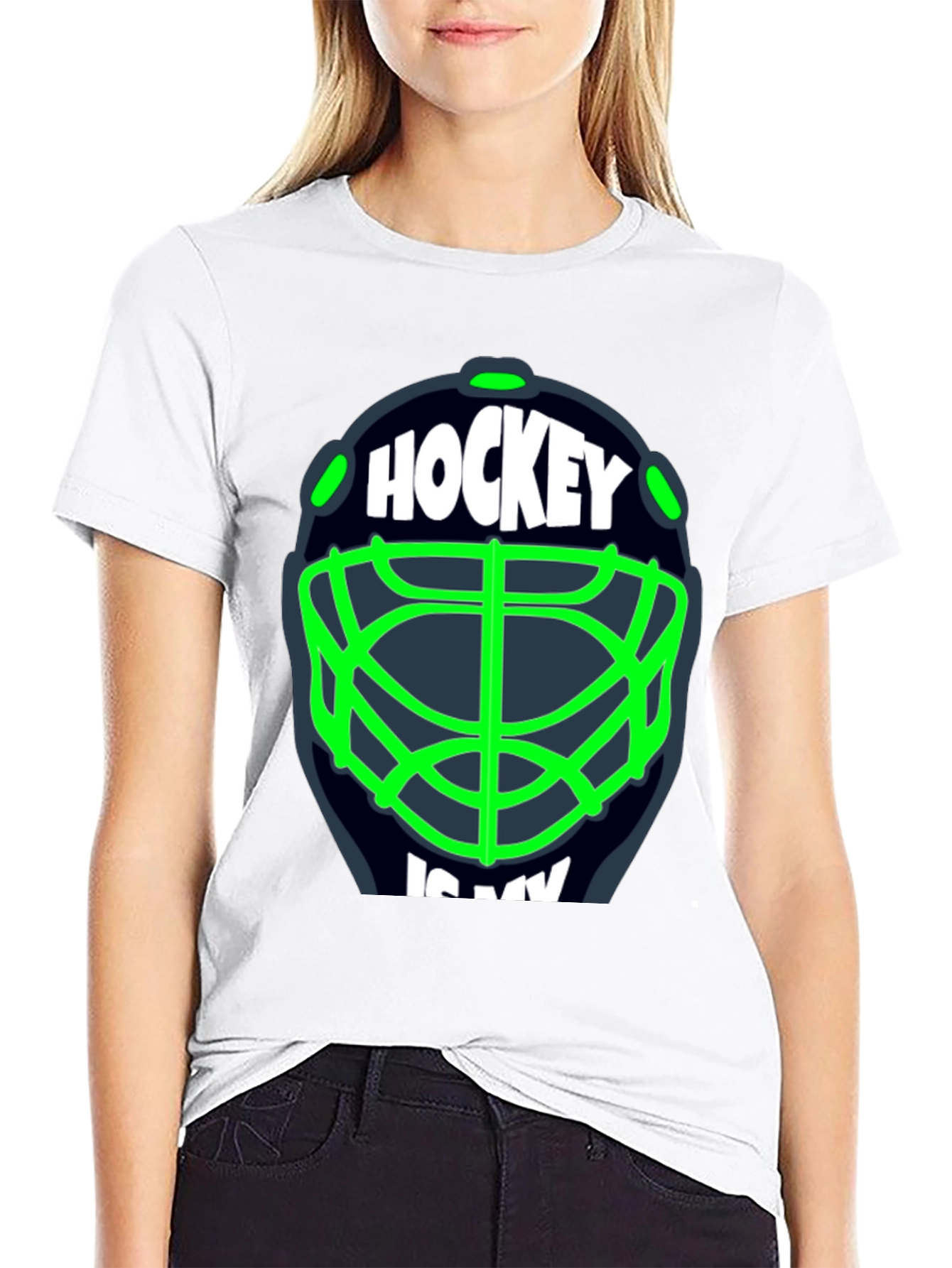 Hockey Is My... T-Shirt - Black
