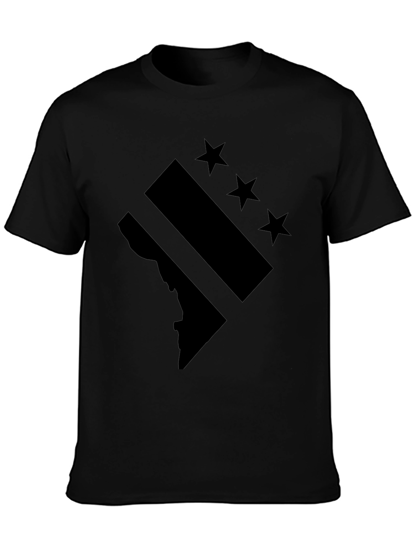 DC Flag Black T-Shirt - District of Columbia Pride