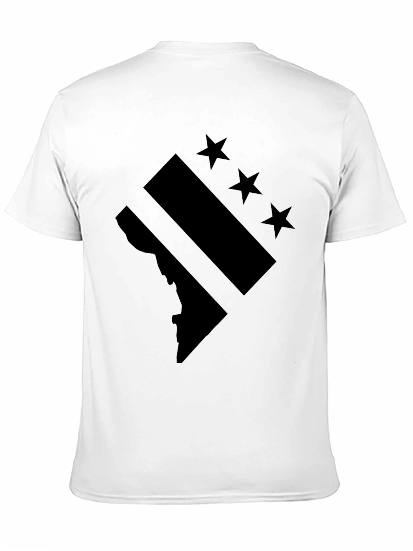 DC Flag Black T-Shirt - District of Columbia Pride