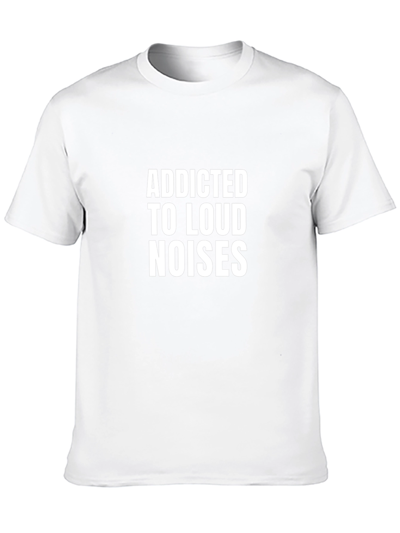 Addicted to Loud Noises Black T-Shirt