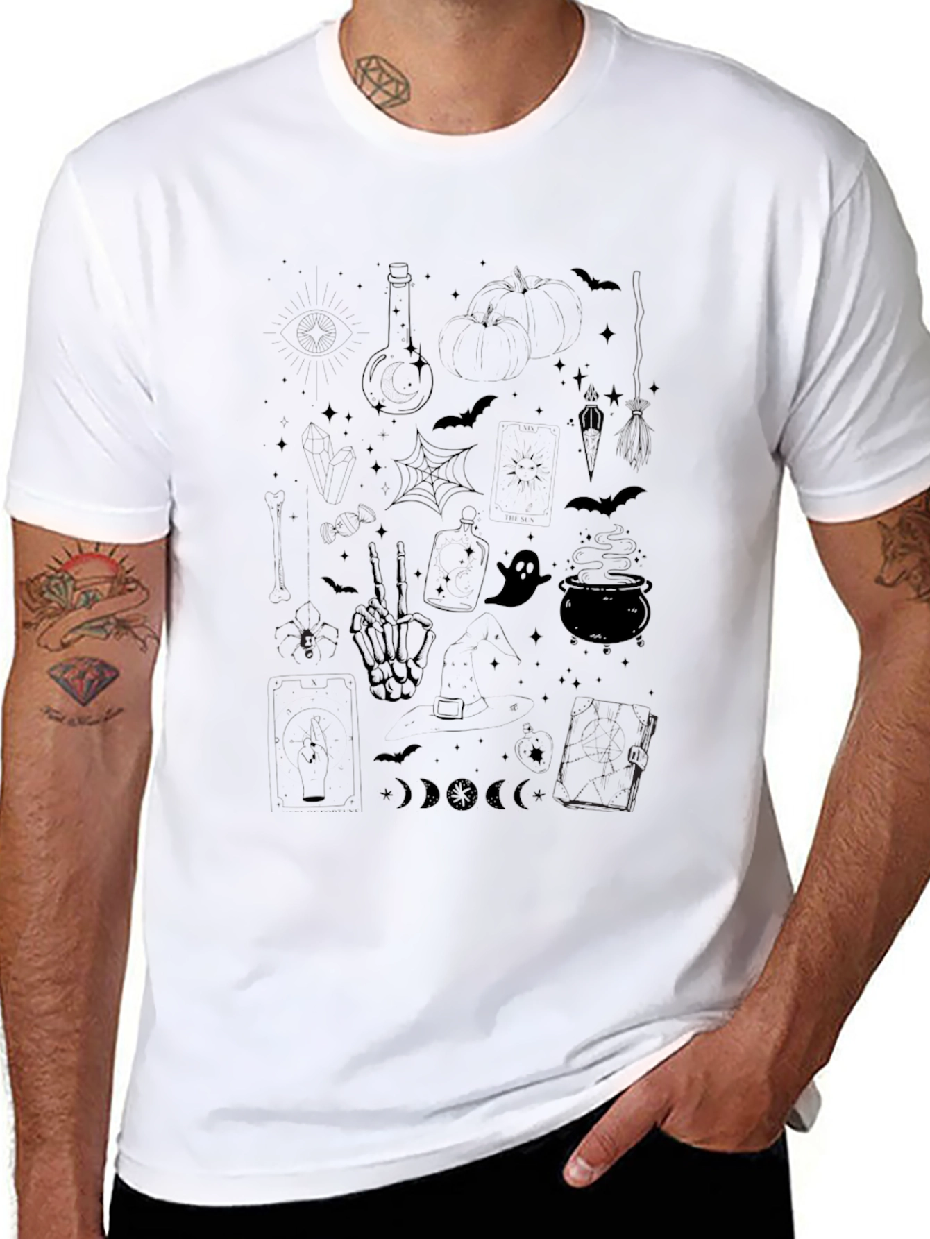 Mens Halloween Graphic T-Shirt