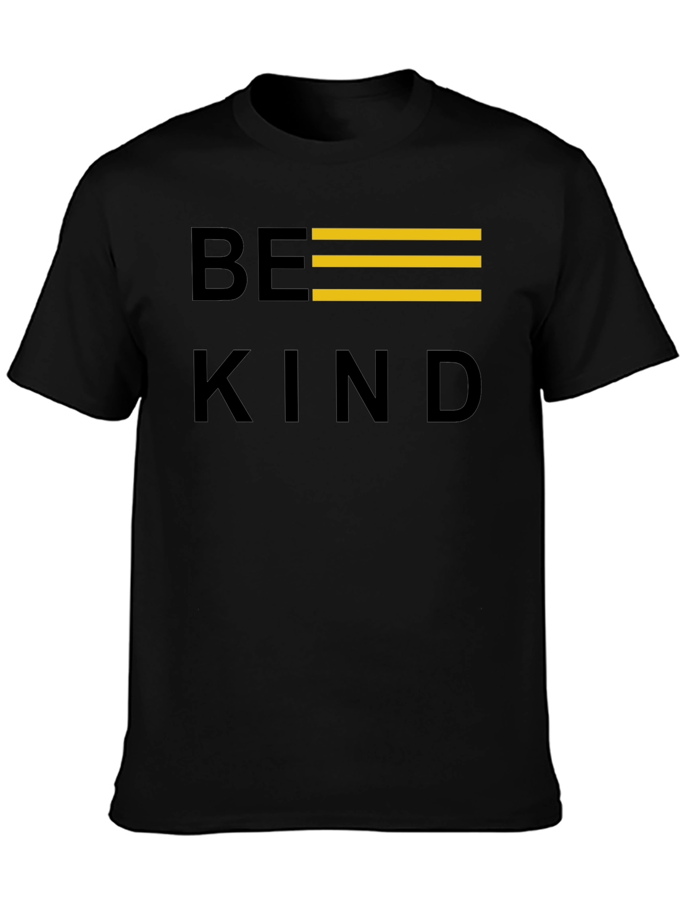 Be Kind Graphic Tee - Black Casual T-Shirt