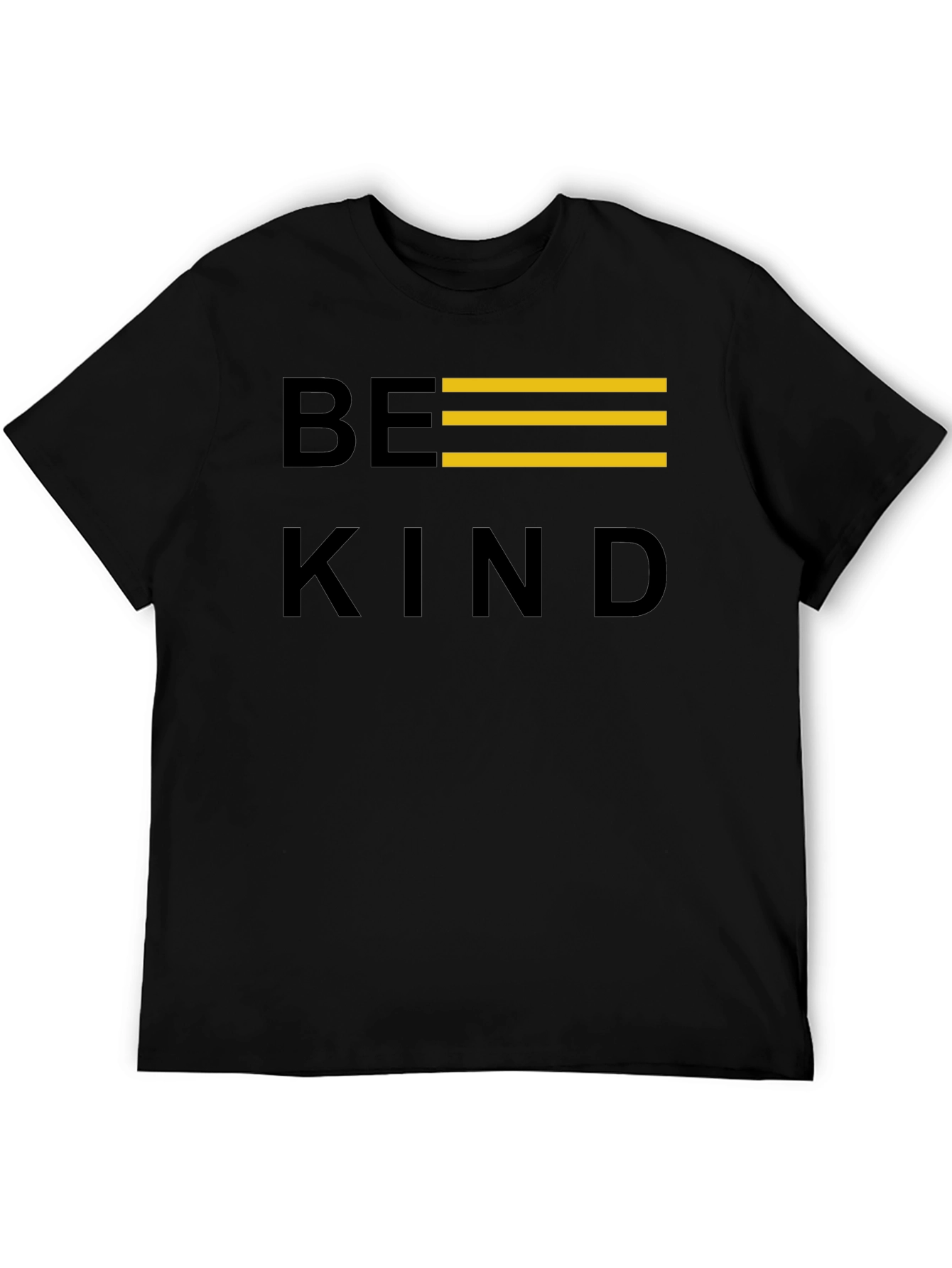 Be Kind Graphic Tee - Black Casual T-Shirt