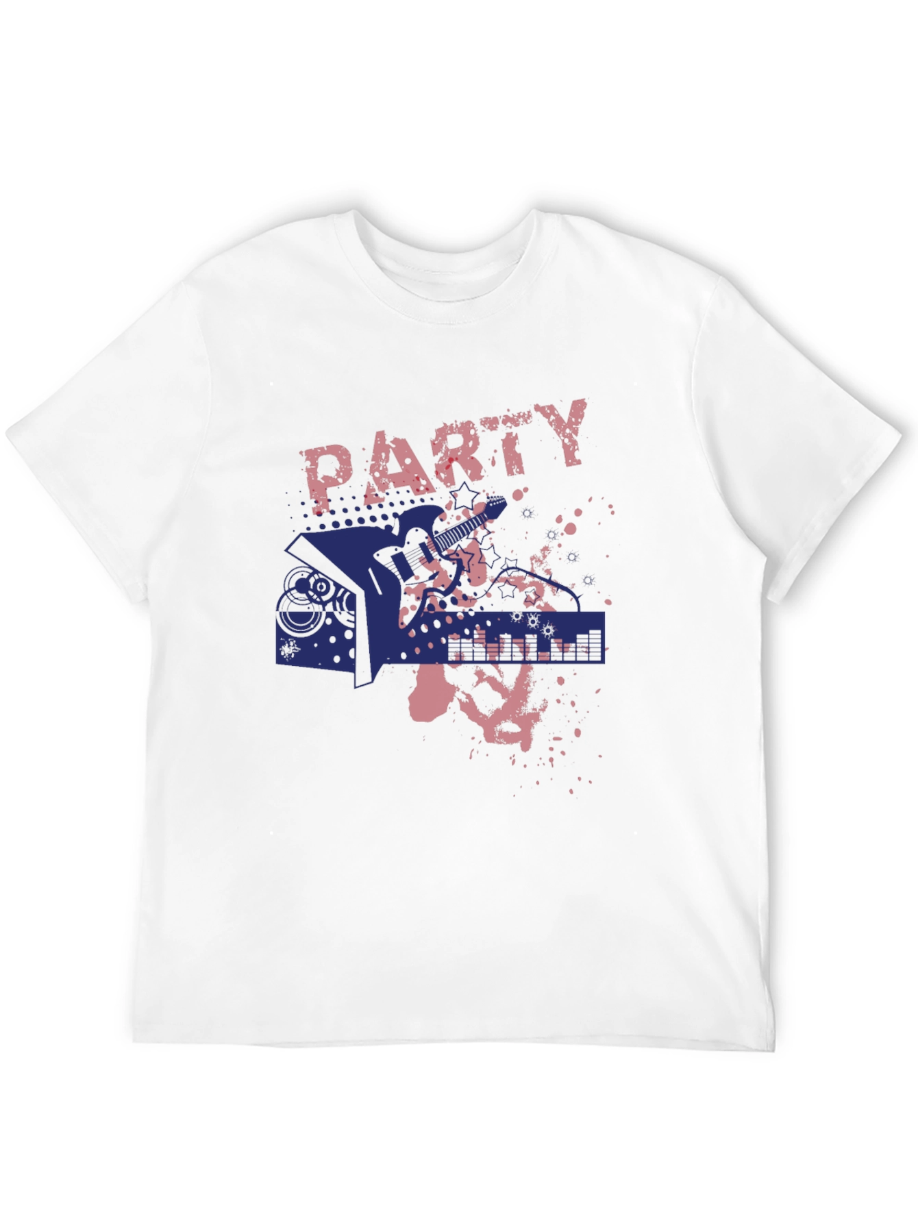 Party Guitar Graphic T-Shirt - Rock On!