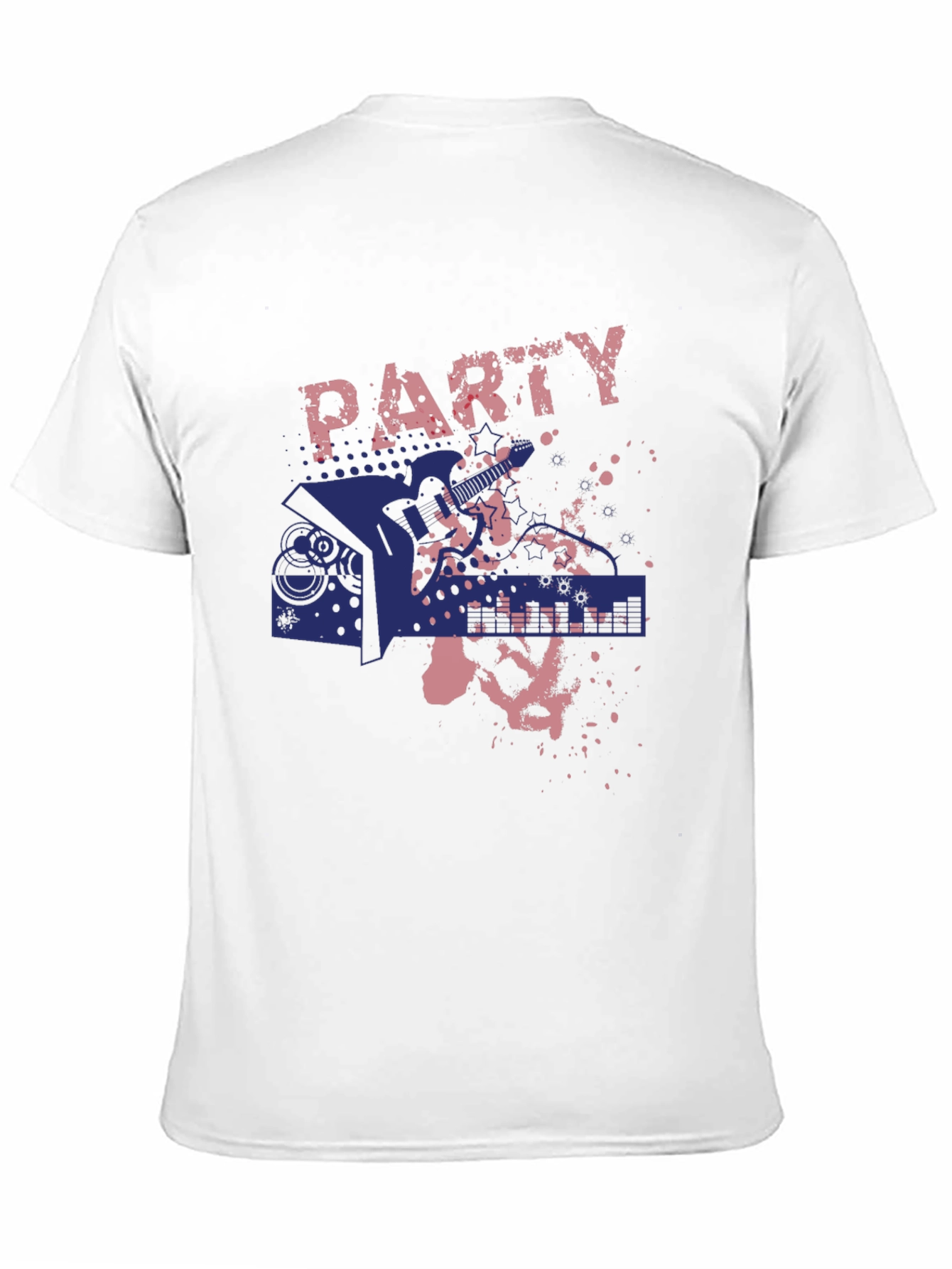 Party Guitar Graphic T-Shirt - Rock On!