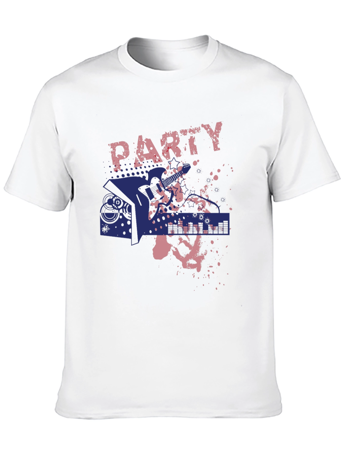 Party Guitar Graphic T-Shirt - Rock On!