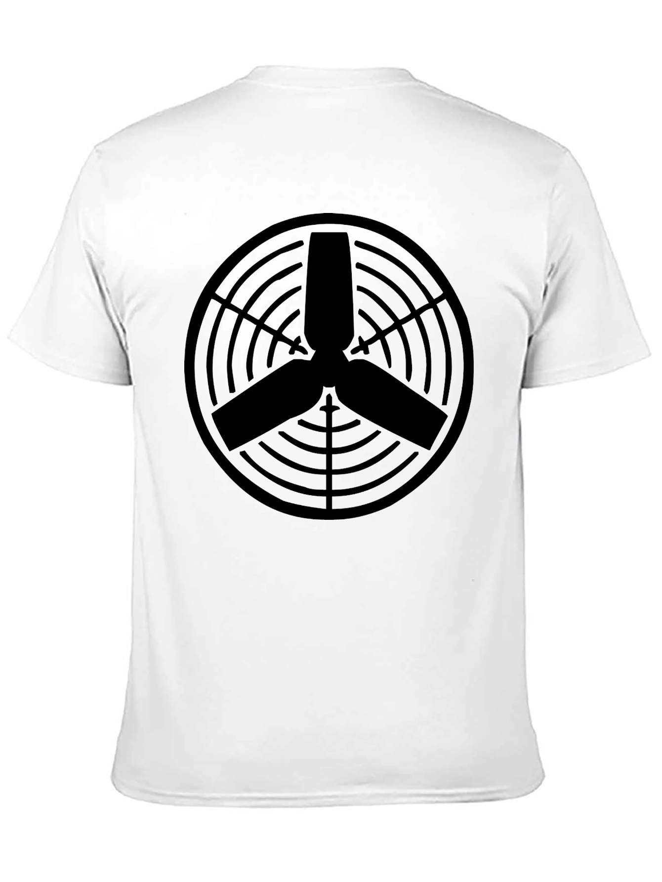 Black Propeller Target Graphic Tee