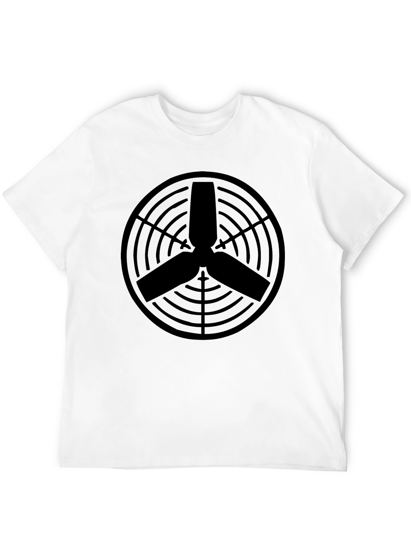 Black Propeller Target Graphic Tee