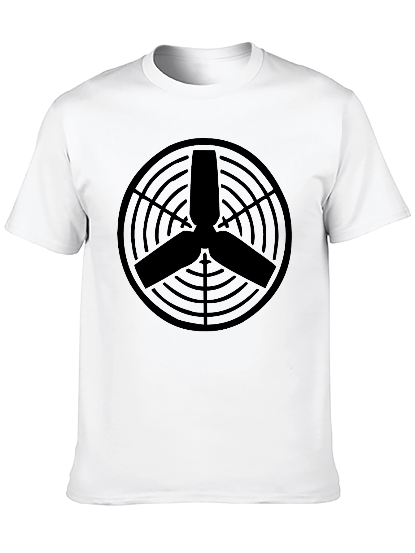 Black Propeller Target Graphic Tee