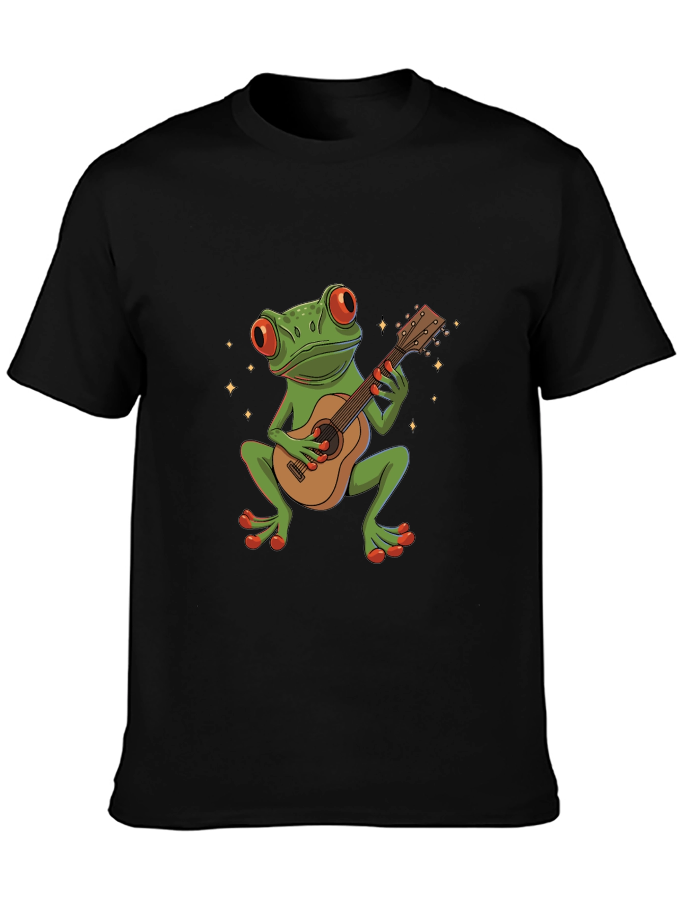 Frog Guitarist Graphic Tee - Unique Music Lover Shirt