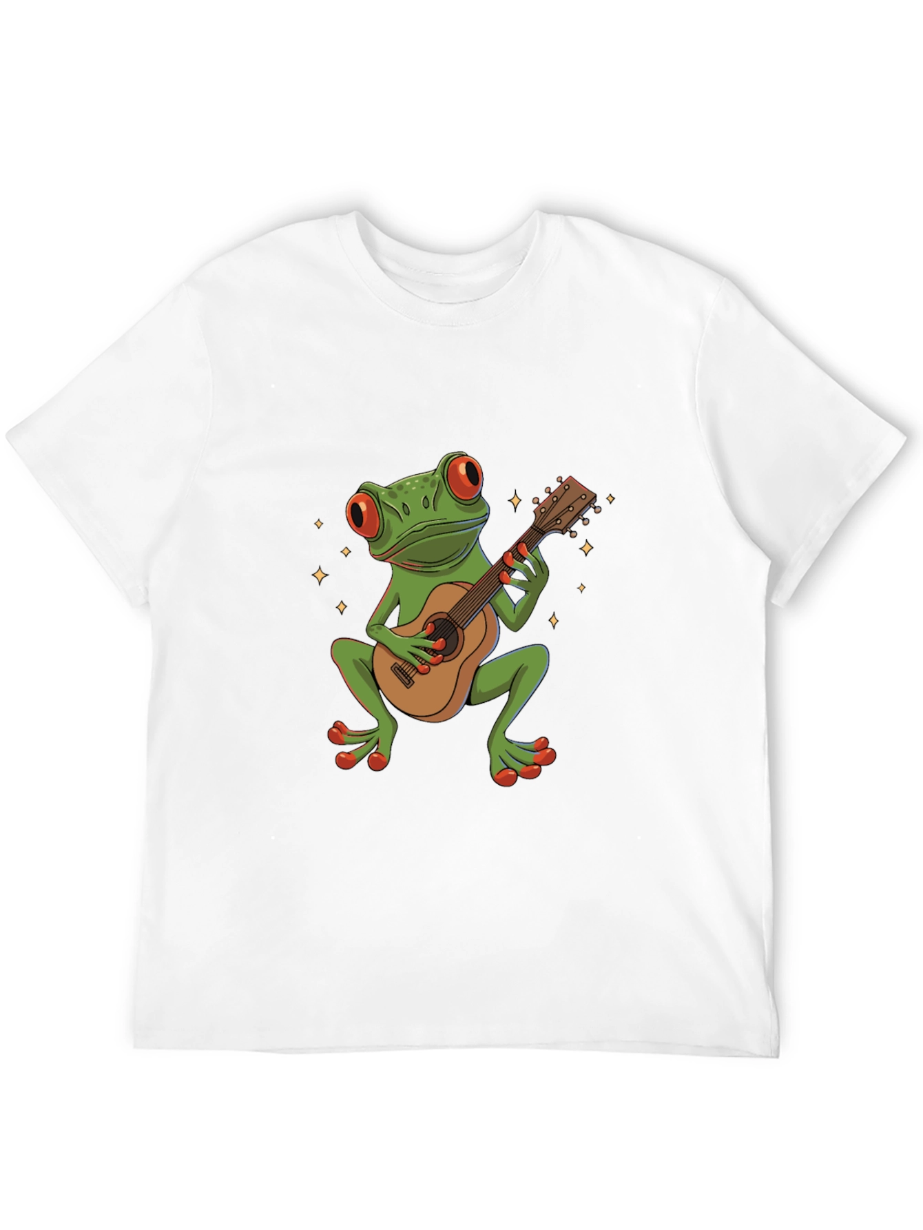 Frog Guitarist Graphic Tee - Unique Music Lover Shirt