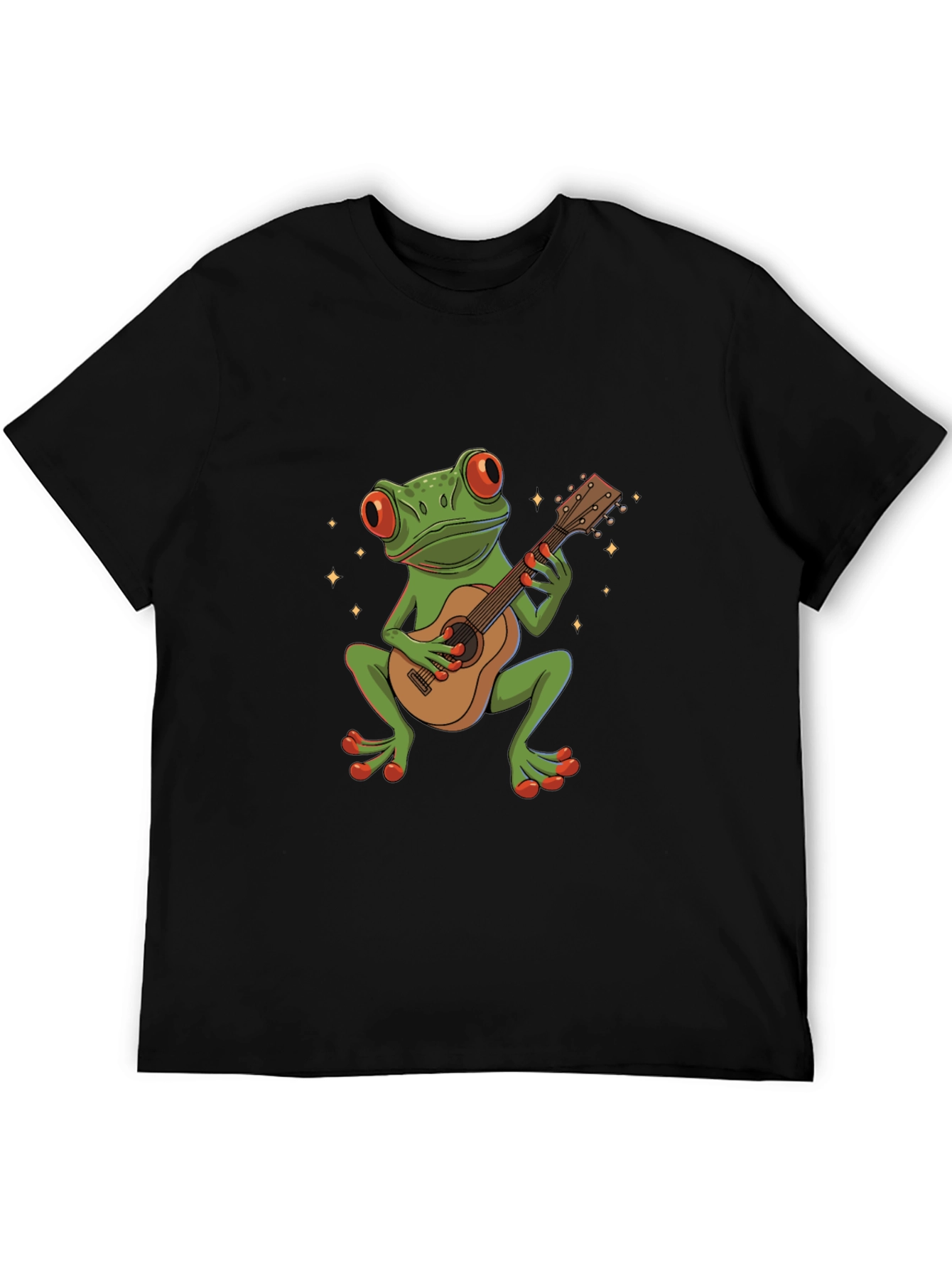 Frog Guitarist Graphic Tee - Unique Music Lover Shirt