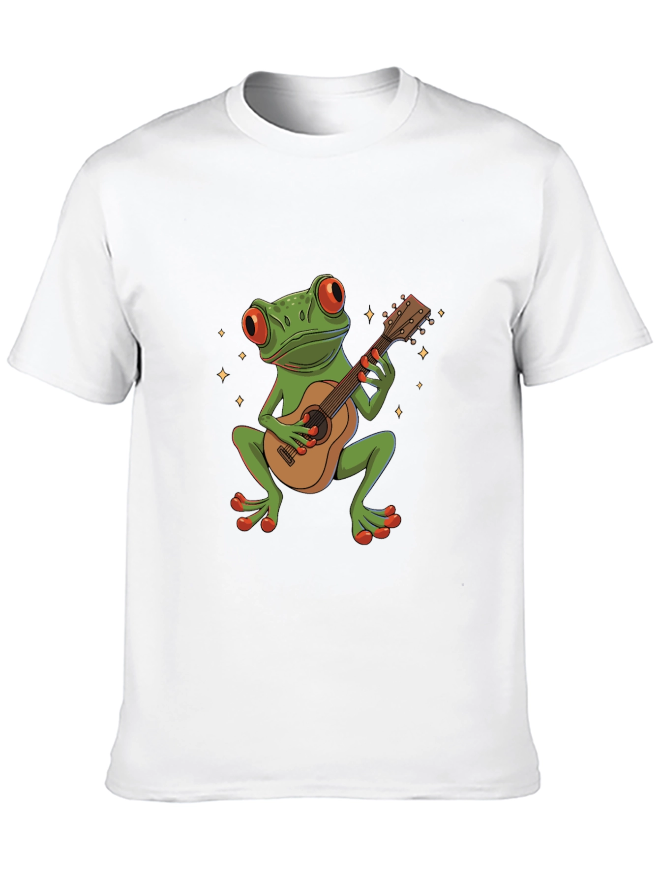 Frog Guitarist Graphic Tee - Unique Music Lover Shirt