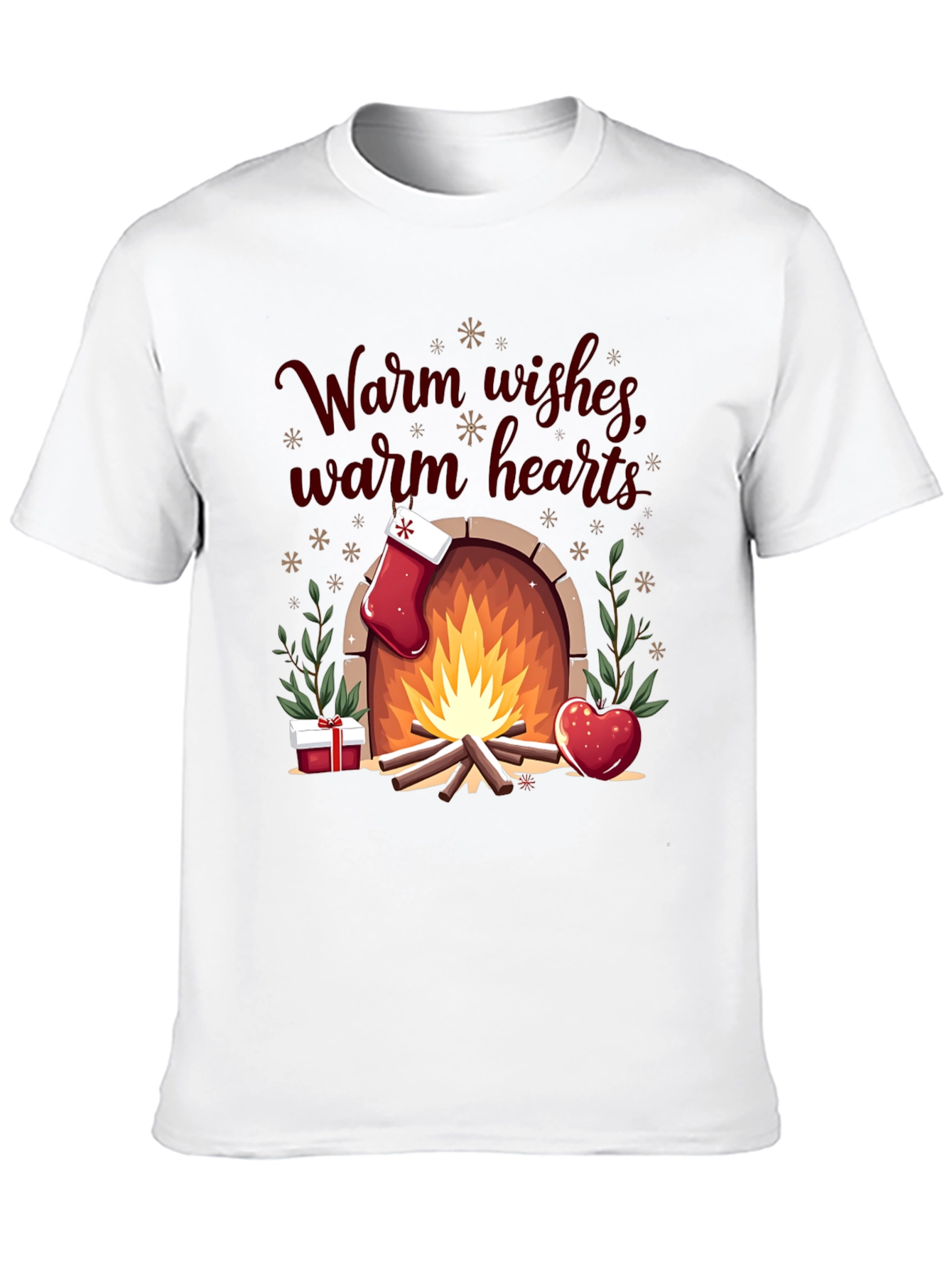 Warm Wishes Holiday Graphic Tee