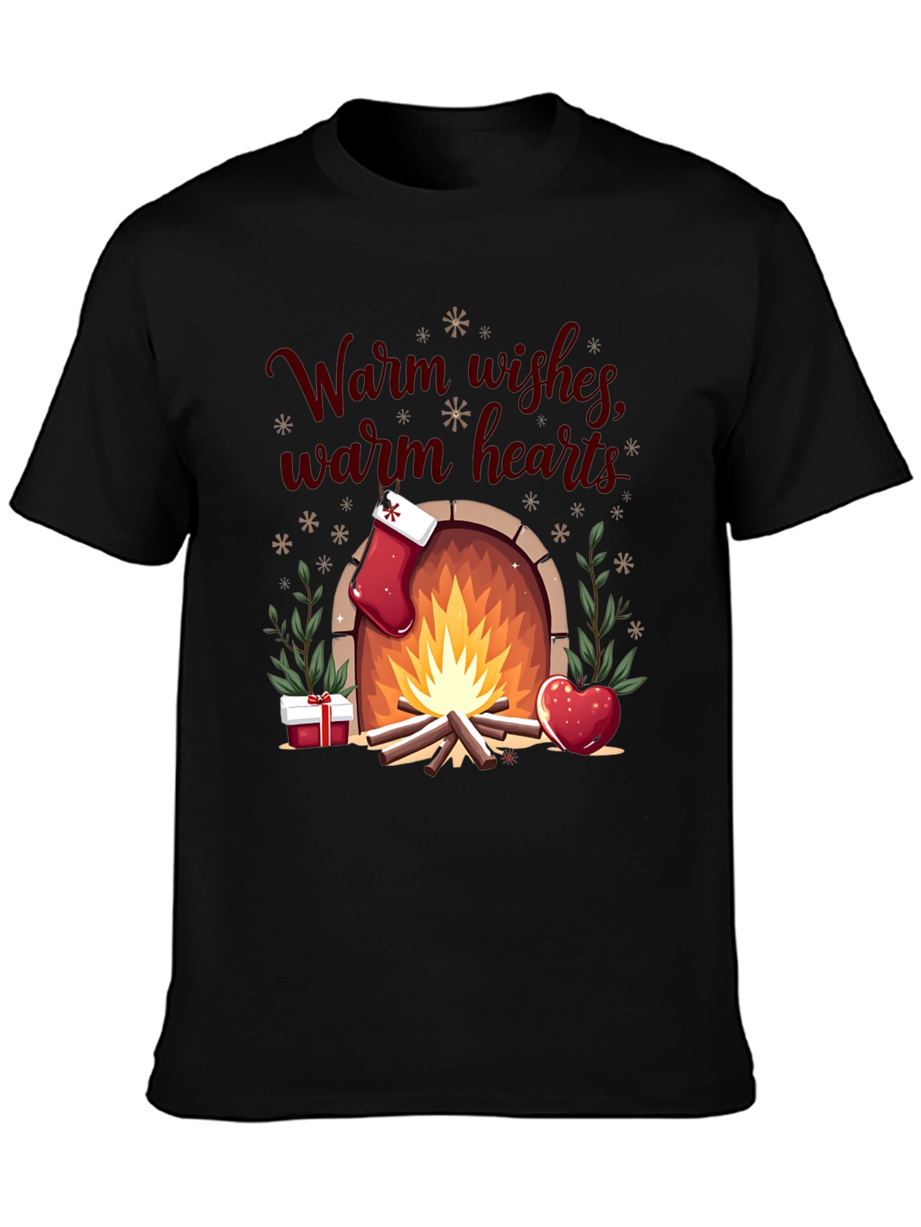 Warm Wishes Holiday Graphic Tee