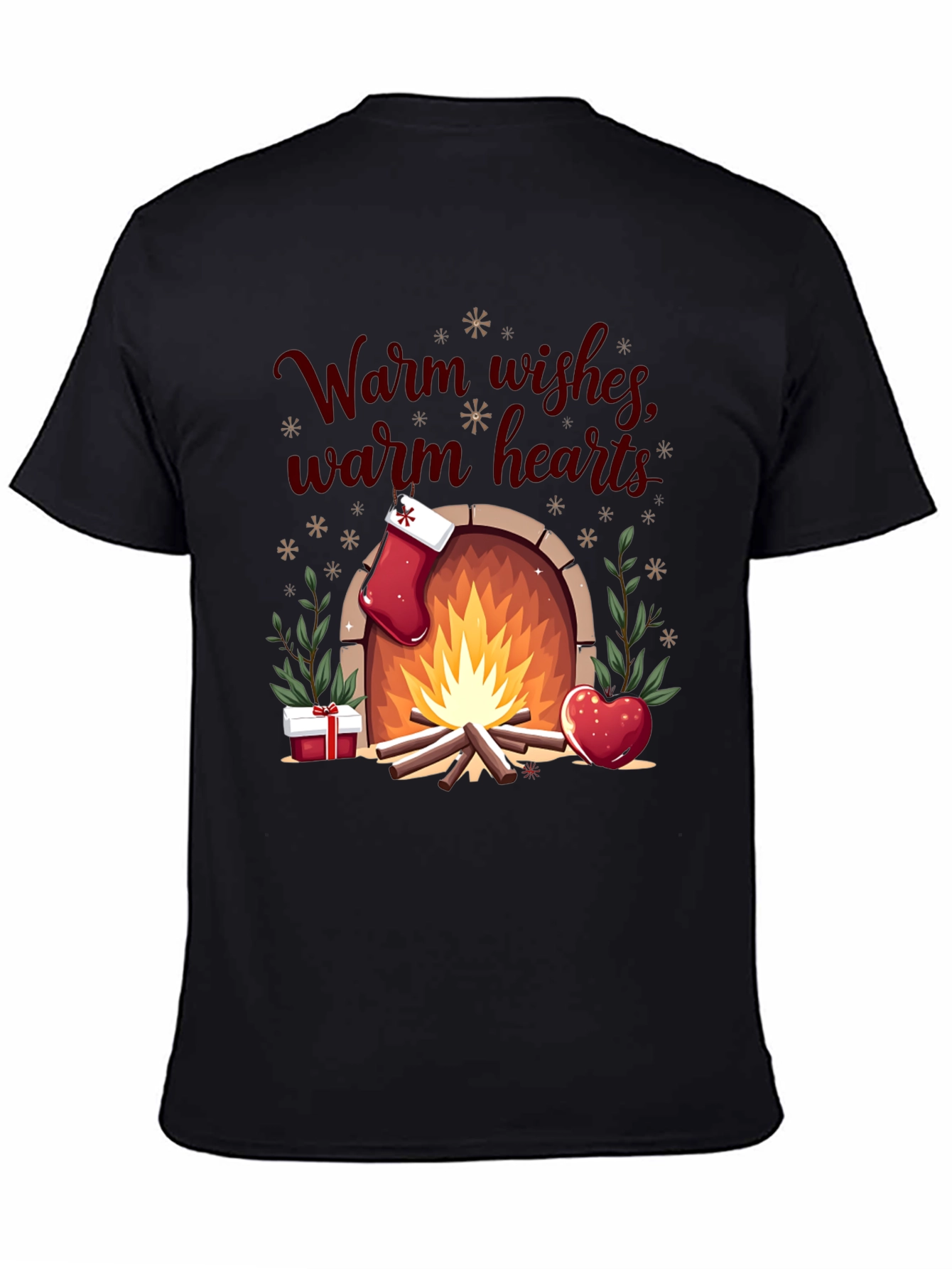 Warm Wishes Holiday Graphic Tee