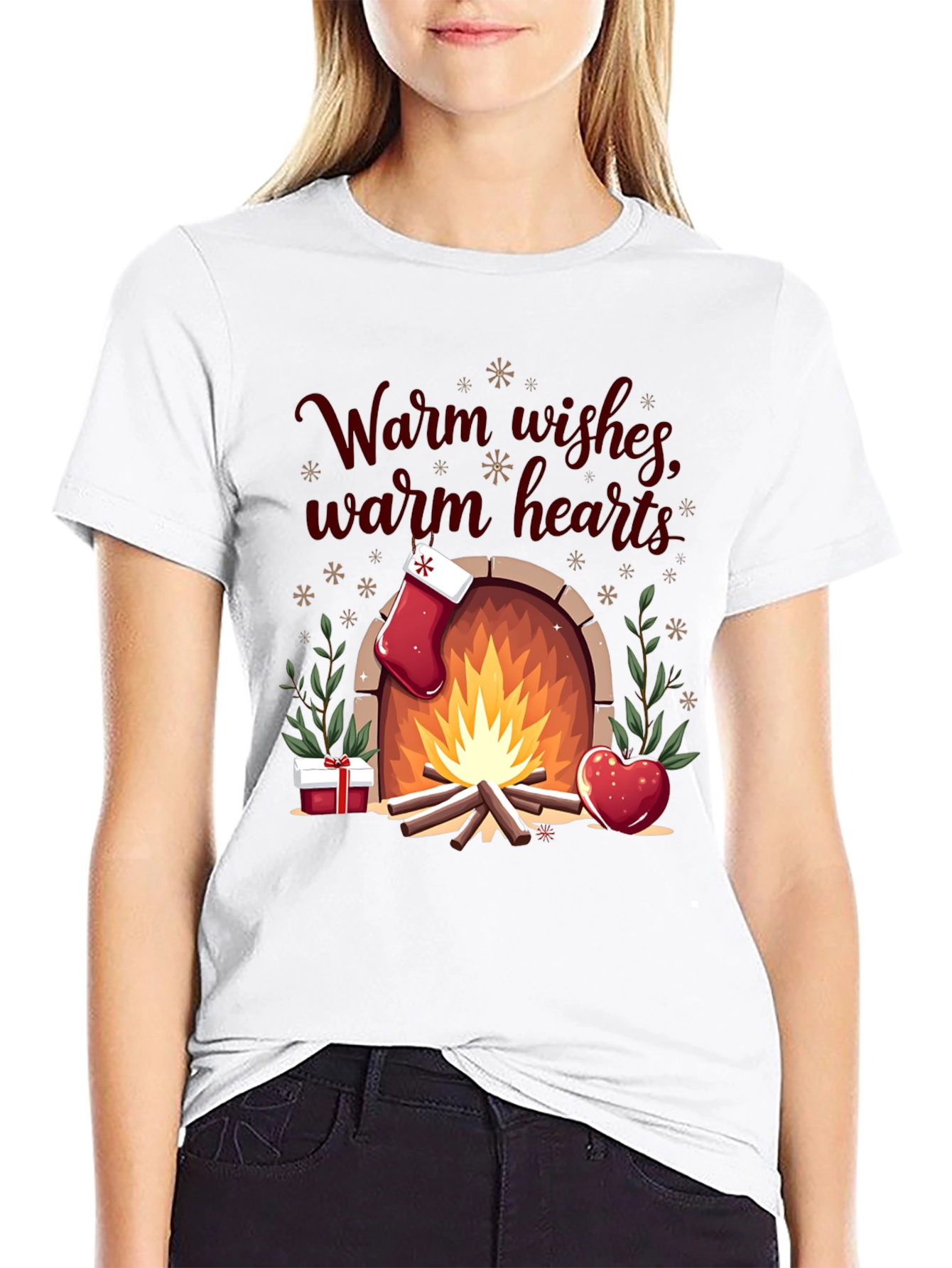 Warm Wishes Holiday Graphic Tee