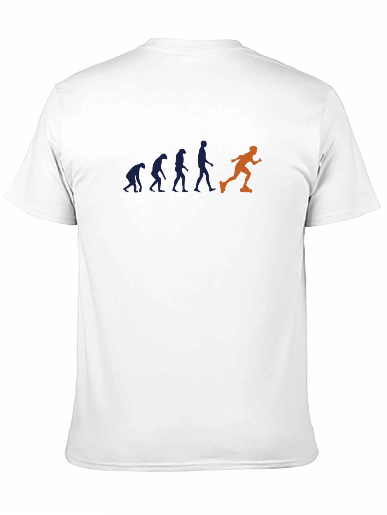 Evolution of Inline Skating Mens Black T-Shirt