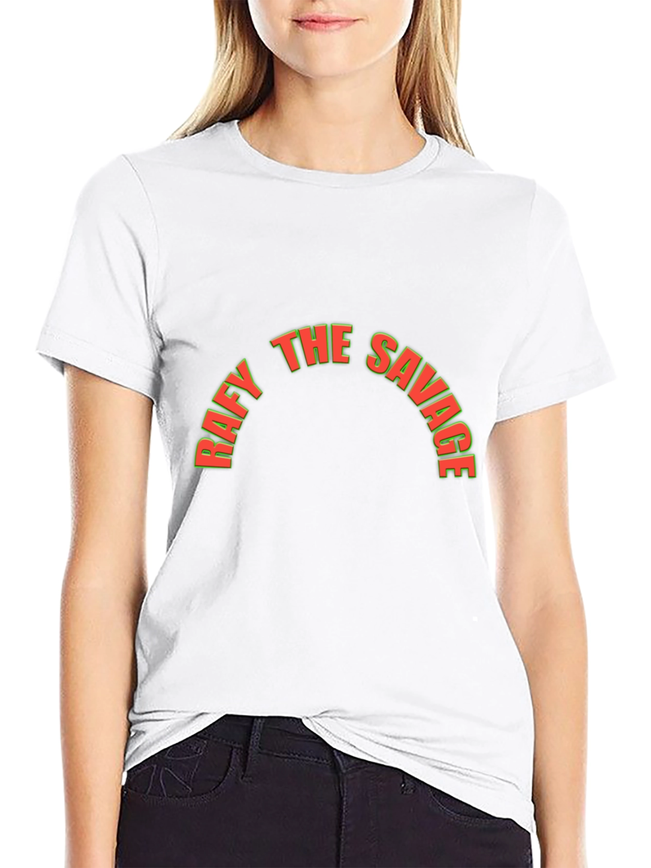 Raffy The Savage Graphic Tee - Mens Black T-Shirt