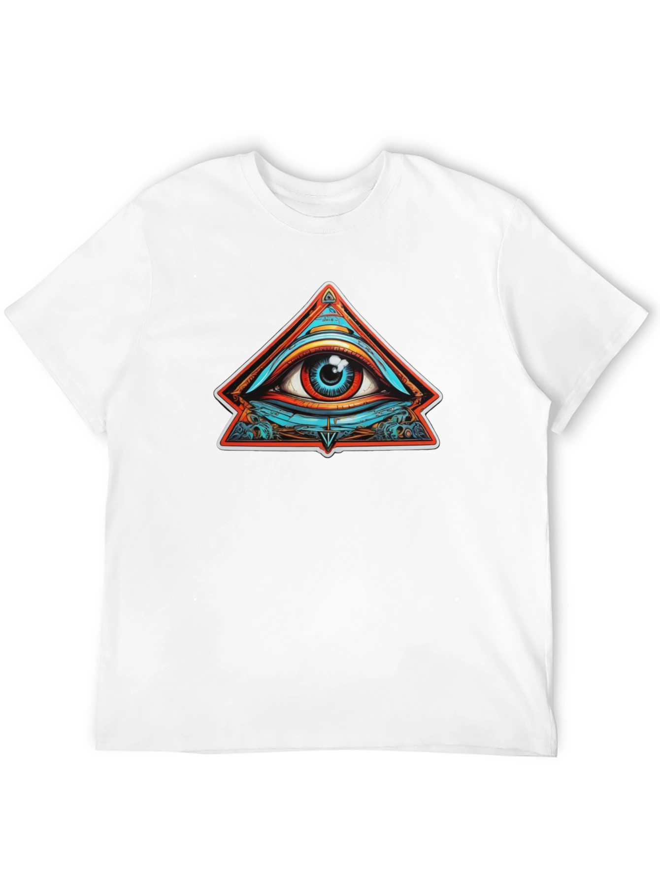 Eye of Providence Graphic Tee - Black Cotton T-Shirt