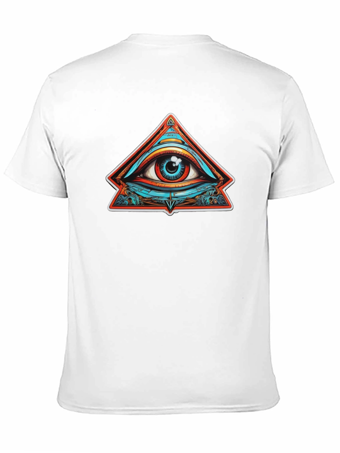 Eye of Providence Graphic Tee - Black Cotton T-Shirt
