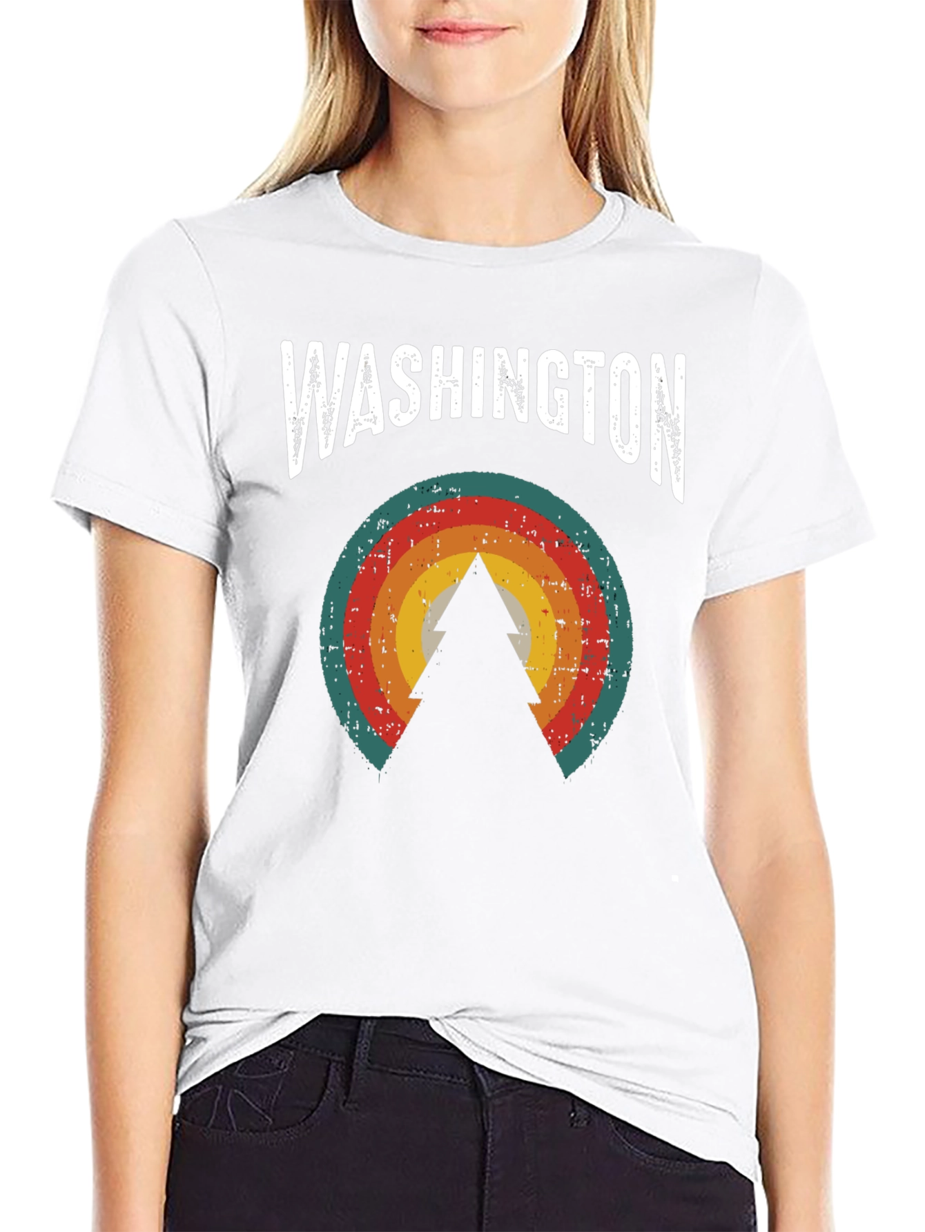 Washington Retro Tree Graphic Tee