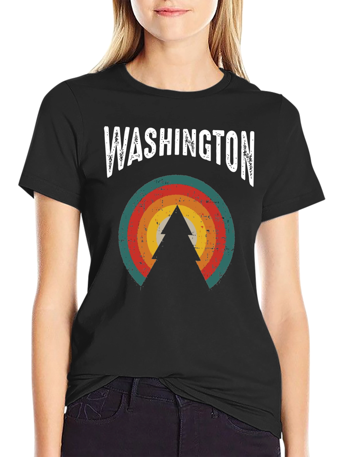 Washington Retro Tree Graphic Tee