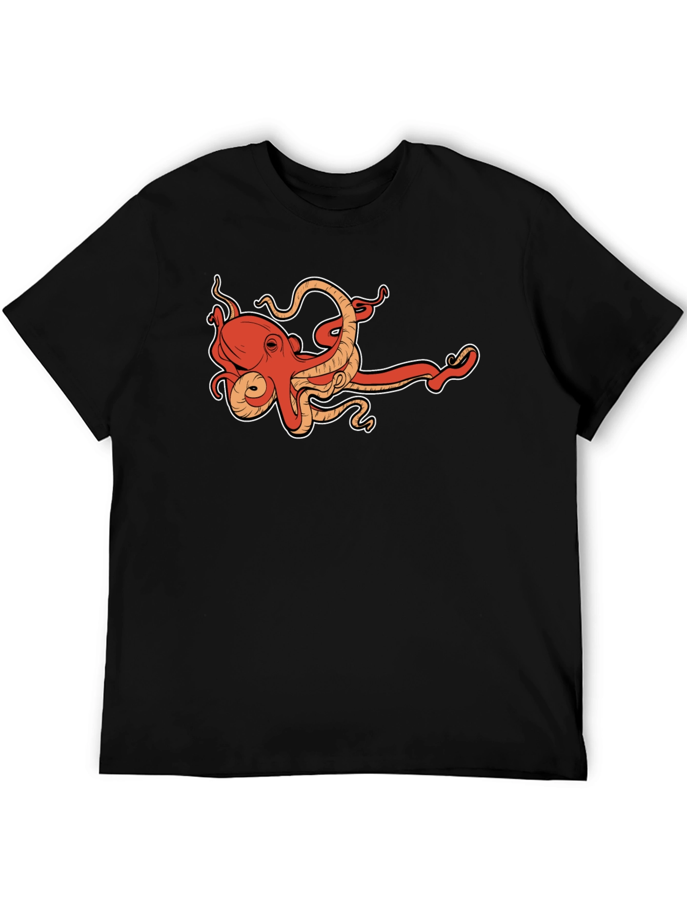 Octopus Graphic Tee - Cool Sea Creature Design